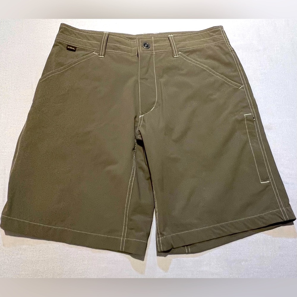 Kuhl Men's Renegade Shorts Size 32 Khaki UPF 50+ Water Repellent Hiking GUC